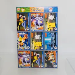 Lot of 4 1998 Burger King Pokemon Trivia Cards - UNCUT SHEETS - Image 3