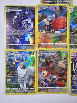 Pokemon TCG Lot Of 7 Illustration Rare Trainer Gallery Cards Arcanine Kleavor - Image 4