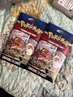 Brand New 2 Pokemon TCG Mystery Pack Foil Card MJ Holding Comp Sealed Ship Fast - Image 1