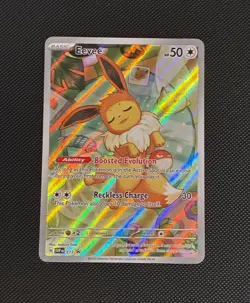 Pokemon Eevee SVP 173 Prismatic Evolutions ETB Elite Trainer Box Promo Card - NM - Image 1
