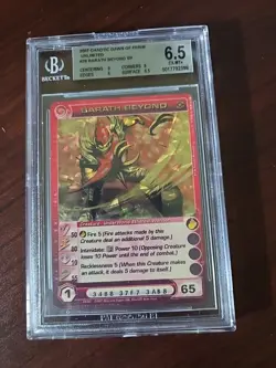 Chaotic TCG Barath Beyond Super Rare Holo Card 29/232 BGS 6.5 - Image 1