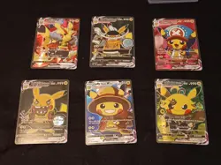 6Pikachu Pokemon Card Holo GX VSTAR VMAX GX EX Cosplay Art - Image 1