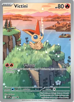 Pokemon TCG Victini 208 Sv: Scarlet & Violet Promo Cards Holo En - Image 1