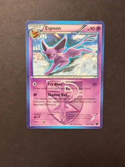 2 Card Lot Vaporeon 20/116, Espeon Team Plasma Freeze Black and White - Image 2