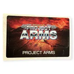 Sony PlayStation 2 PS2 Project Arms Official Memory Card Sticker - Image 1