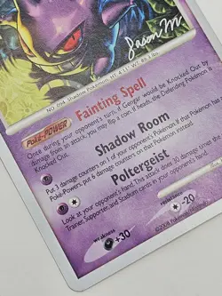 Pokemon TCG 2009 World Championship Decks Jason Martinez Gengar Rare Card 18/100 - Image 4