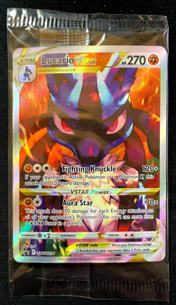 Lucario VSTAR Promo SWSH291 Crown Zenith ETB Pokemon Card English - SEALED - Image 1