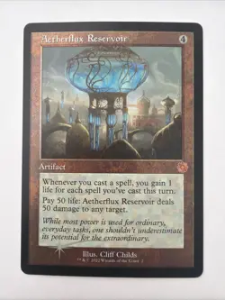 Aetherflux Reservoir The Brothers' War: Retro Frame Artifacts Foil - Image 1