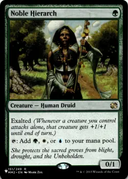 MTG Noble Hierarch Normal NM The List Reprints Magic 151/249 - Image 1