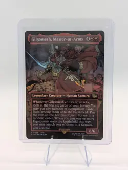 Magic The Gathering Final Fantasy Gilgamesh Master-at-Arms Borderless Foil #0338 - Image 1