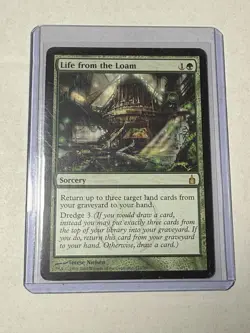 MTG Magic the Gathering Life from the Loam (172/306) Ravnica MP (Good) - Image 1