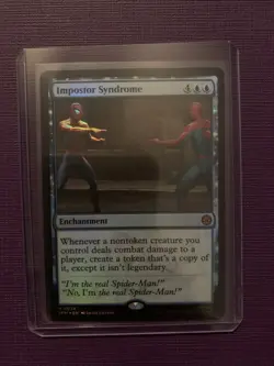 Mtg Spider-Man Impostor Syndrome Mythic 0034 Foil - Image 1