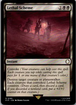 Lethal Scheme R Instant regular Universes Beyond: Fallout 185 Near Mint - Image 1