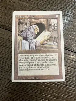 Magic The Gathering Library Of Leng Miscut Revised Edition - Image 1