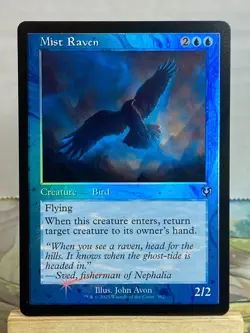 Mist Raven (Retro Frame) Uncommon Foil 2025 MTG Innistrad Remastered #362 - Image 1