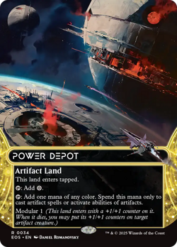 Power Depot (0034) BORDERLESS #34 | NM | EOS Magic MTG - Image 1