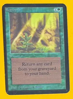 MTG REGROWTH Alpha (OldManMTG 008-182) - Image 1
