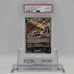 2022 Pokemon SWSH Silver Tempest #181 FA/Skuntank V PSA 10 GEM MT - Image 1