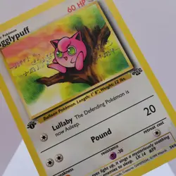 Pokemon TCG - Jigglypuff 54/64 Jungle Common 1st Edition WOTC 1999 - EXC/NM - Image 1