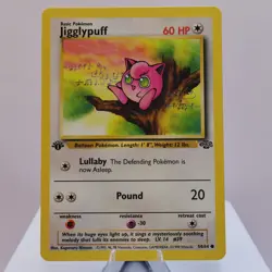 Pokemon TCG - Jigglypuff 54/64 Jungle Common 1st Edition WOTC 1999 - EXC/NM - Image 2