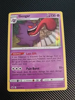 Gengar 057/198 Holo Rare Sword & Shield Chilling Reign Pokemon NM 2021 - Image 1
