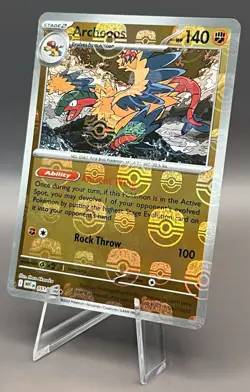 051/086 Archeops - SV White Flare - Masterball Reverse Holo NM Pokemon - Image 1