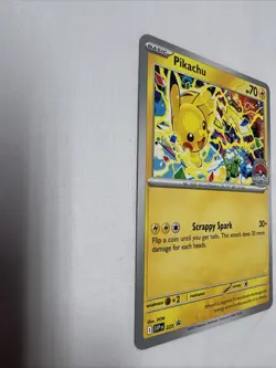 Pikachu SVP 225 - Pokemon TCG Black Star Promo World Championship 2025 Stamp NM - Image 2