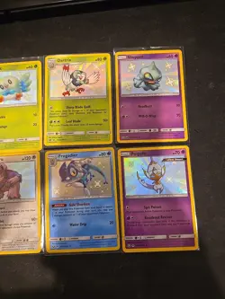 Pokemon Hidden Fates Baby Shiny Vault Lot of 6 NM - Rowlet, Frogadier, Poipole - Image 3
