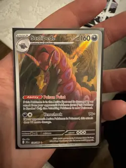 Scolipede 134/086 Illustration Rare Black Bolt Pokemon TCG - Pack fresh - Image 1