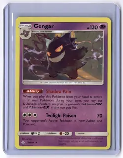 Gengar 70/214 Rare Normal NM Pokemon SM - Unbroken Bonds - Image 1