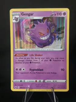 Gengar 085/202 - Sword & Shield Holo Rare 2020 Pokemon TCG - Near Mint/LP+ - Image 1