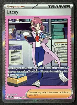 Pokemon Prismatic Evolutions Lacey #175/131 Special Illustration Rare - Image 1