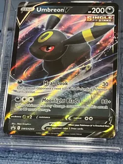 2022 Pokemon Umbreon V Black Star Promo SWSH203 - CGC 9 - Image 2