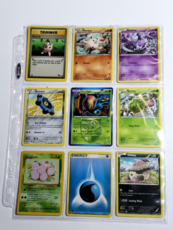 Pokemon Common Card TCG Cards In Sleeve No Duplicate Lot of 9 - Image 1