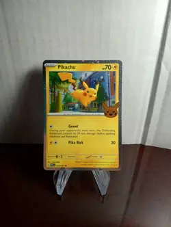 2024 Pokemon TCG Halloween Trick Or Trade Cosmos Pikachu Card 018/091 - Image 1