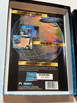 SKYBOX MAKING OF STAR TREK THE NEXT GENERATION GOLD EDITION CARD SET 1994 SEALED - Image 2