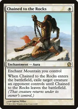 Chained to the Rocks - Theros | MTG Card - Image 1