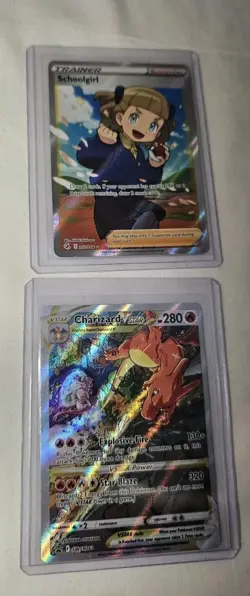 pokemon card lot Of 8 cards All Soft And Hard Sleeved - Image 5