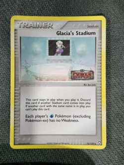 GLACIA' S STADIUM - 76/108 - EX POWER KEEPERS - UNCOMMON - POKEMON CARD - Image 1