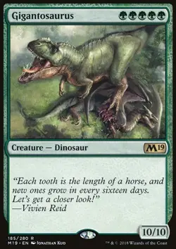 Gigantosaurus - Core Set 2019 | MTG Card - Image 3
