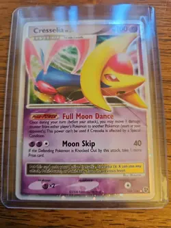 2008 Pokemon Diamond & Pearl Great Encounters Cresselia LV.X Holo Card 103/106 - Image 1