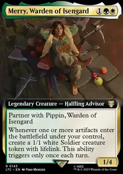 Merry, Warden of Isengard - Tales of Middle-earth Commander | MTG Card - Image 3