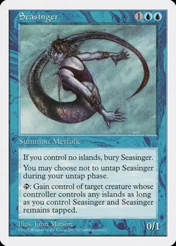 Seasinger - Fifth Edition | MTG Card - Image 1