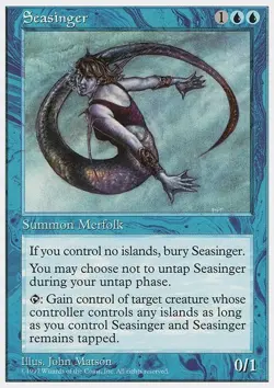 Seasinger - Fifth Edition | MTG Card - Image 3