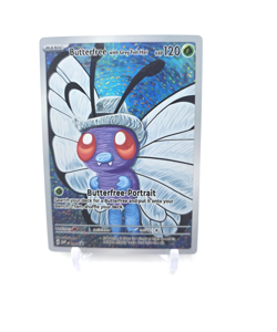 Custom Van Gogh Art HOLO Butterfree Card READ DESCRIPTION BELOW - Image 1
