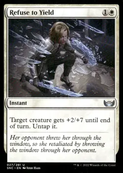 Refuse to Yield 027/281 Streets of New Capenna MTG Magic the Gathering card - Image 1
