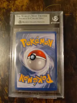 Beckett Graded Pokemon Card Abra #43 Base Set 8.5 NM+ - Image 3
