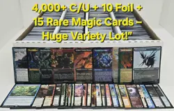 MTG Bulk Instant Collection - 4,000+ Cards - Commons/Uncommons + 25 Rares/Foils - Image 1
