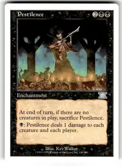 Pestilence -Classic MTG Core Set 6th Edition Regular NM - Image 1