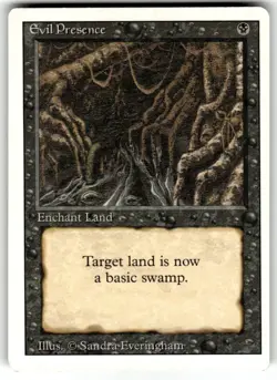 Evil Presence Revised Edition Regular MTG - Image 1